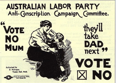 Australian-Labour Party anti consciption campaign