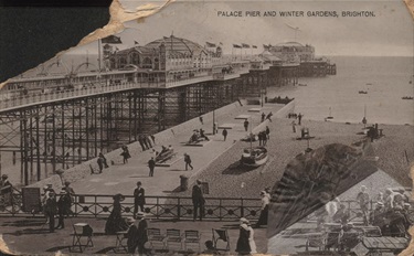 Palace Pier and Winter Gardens, Brighton.