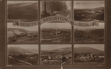 Beauty, Brighton, Bits postcard.
