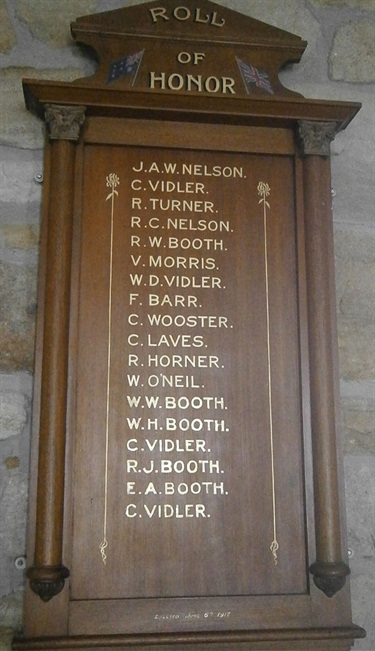 Jamberoo Uniting Church plaque #1