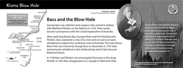Image of Bass and the Blow Hole plaque