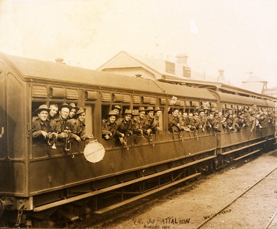 Local History World War One 30th Battalion Kiama Station Aug 1916