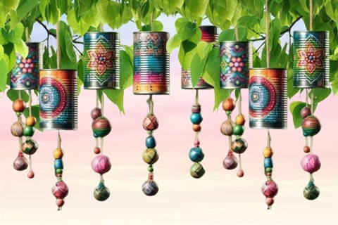 Recycled tin cans 2025