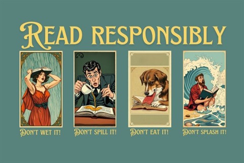 Read responsibly damaged books campaign