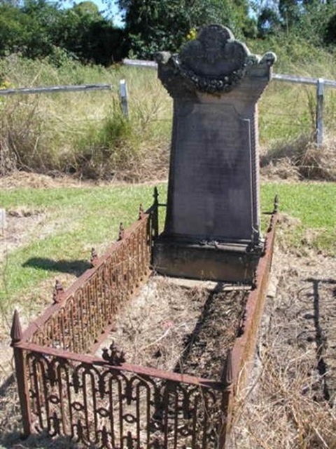 Jane Cook (nee Manley) Buried Woodburn, Richmond Valley, NSW