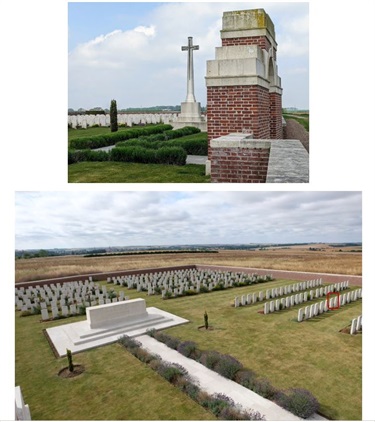 John Allison’s resting place is Grave 12 Row C Plot 2 Bousincourt Ridge British Cemetery