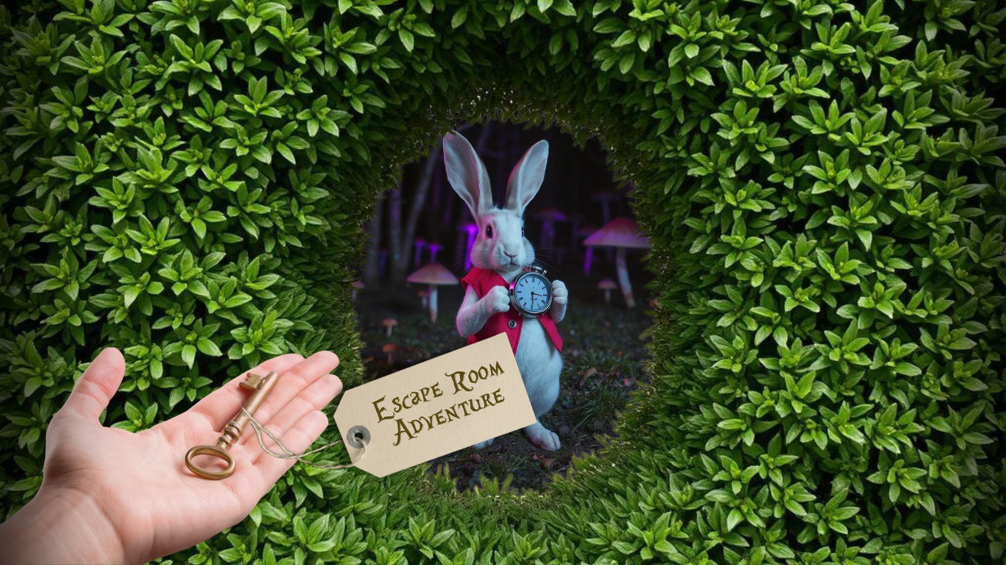 Alice in Wonderland escape room adventure