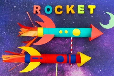 Rocket craft Winter school holiday activities 2024