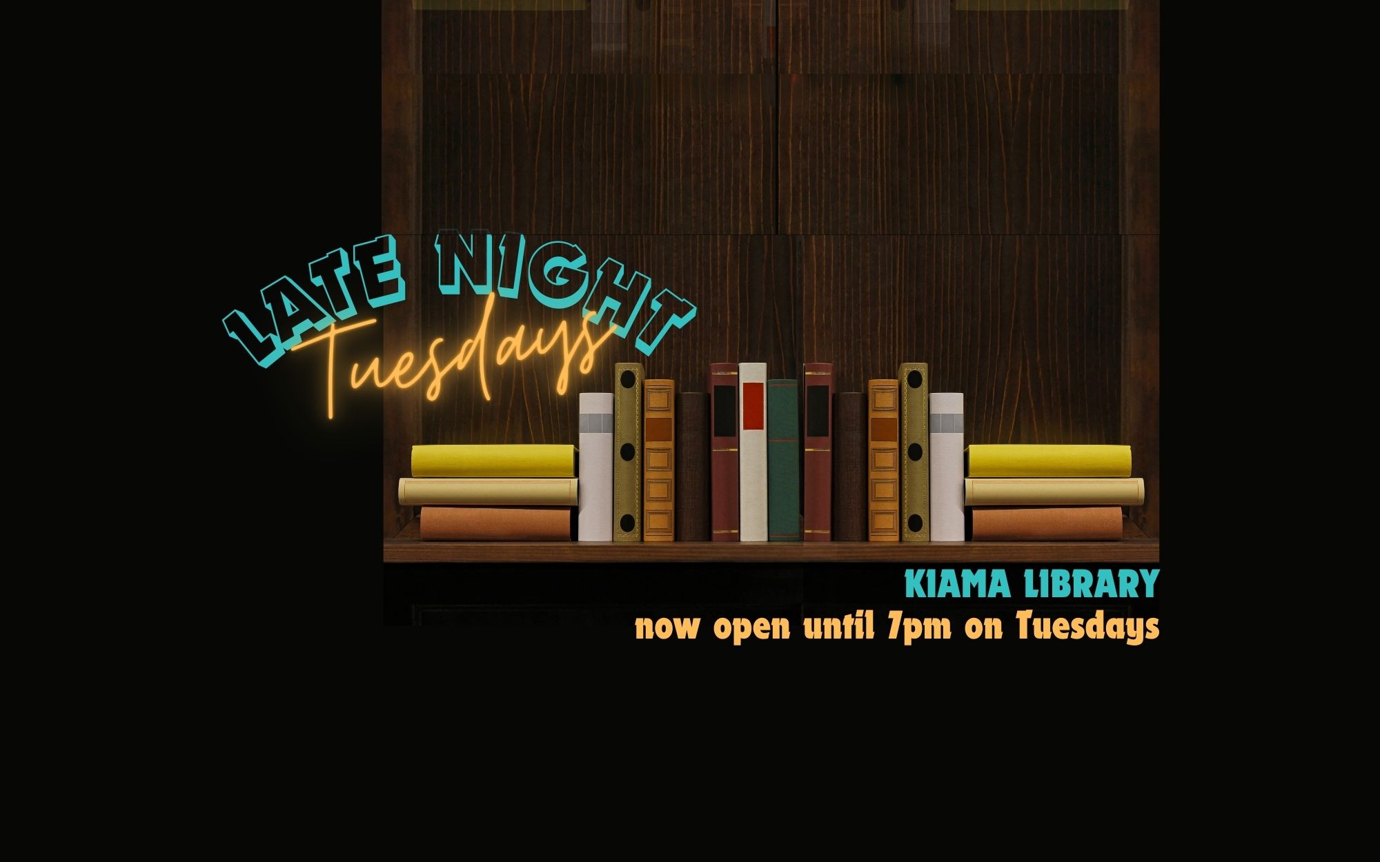 Late night at the library 